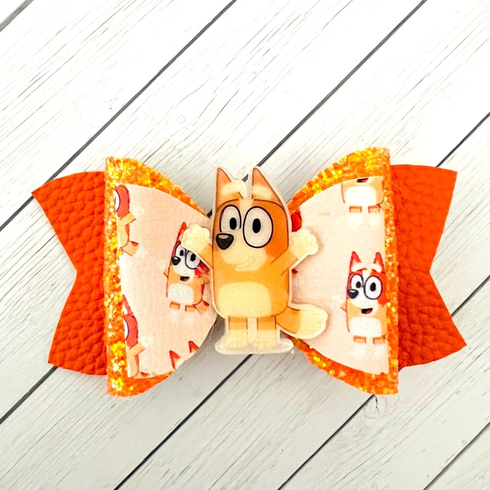 Bluey& Bingo Hair Bows - Picture 2 of 2